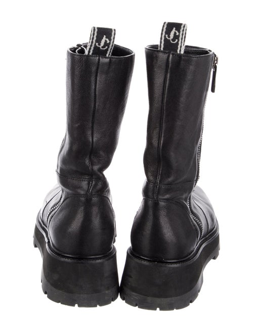 Jimmy Choo Leather Moto Boots