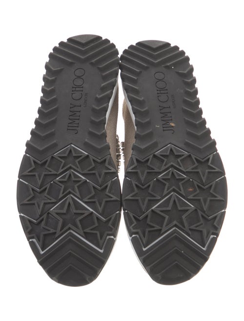 Jimmy Choo Crystal Embellishments Sneakers