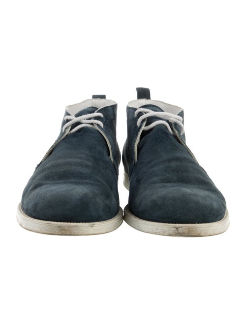 Jimmy Choo Suede Studded Accents Lace-Up Boots