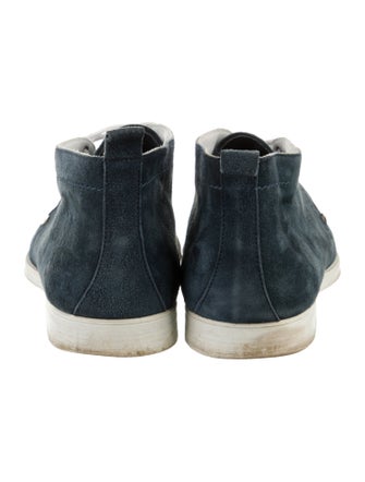 Jimmy Choo Suede Studded Accents Lace-Up Boots