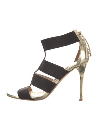 Jimmy Choo Leather T-Strap Sandals
