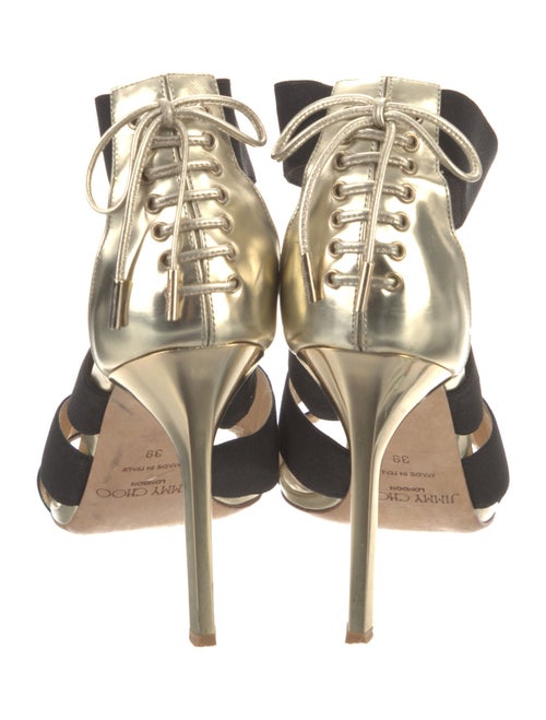 Jimmy Choo Leather T-Strap Sandals