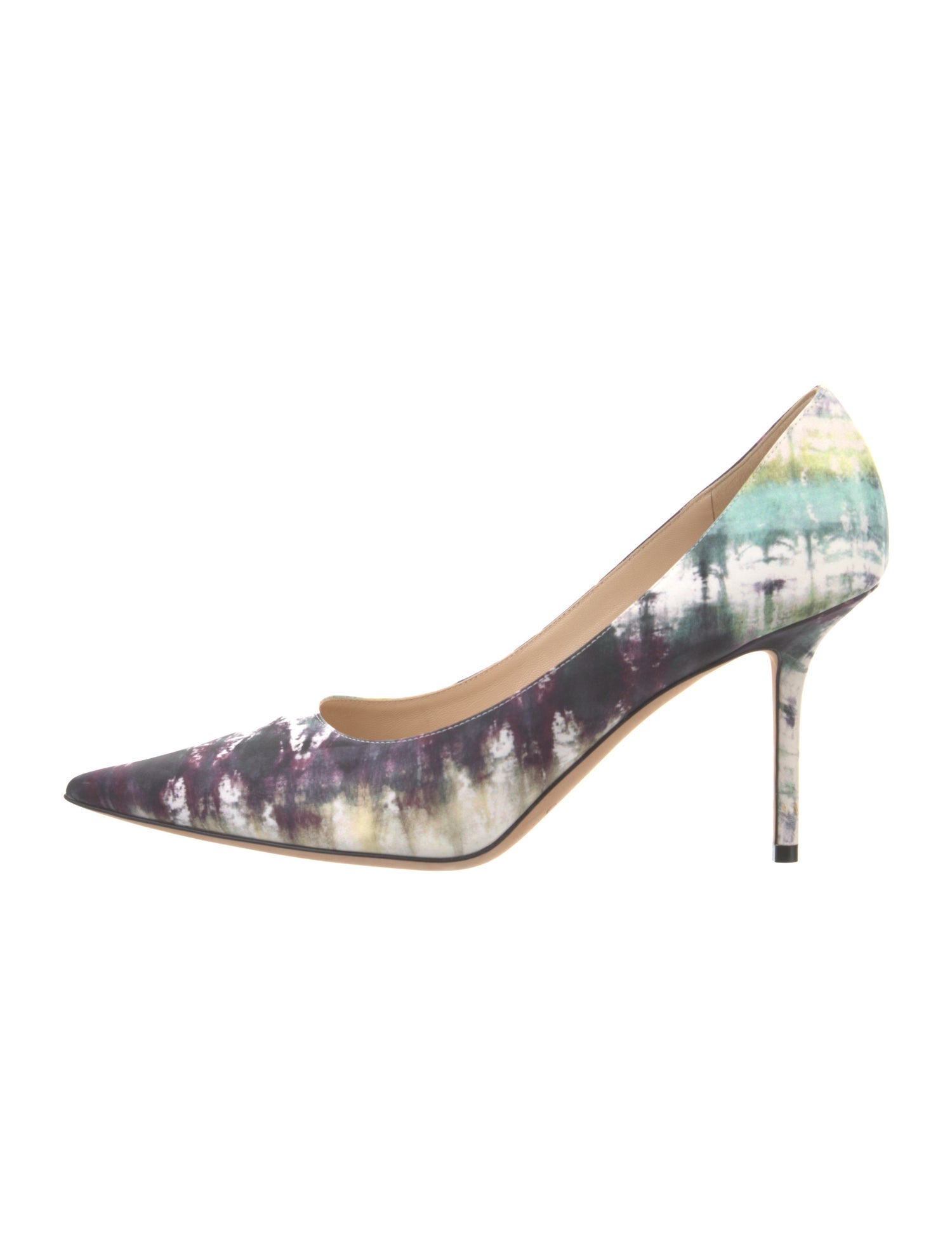 Jimmy Choo Tie-Dye Print Slingback Pumps