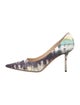 Jimmy Choo Tie-Dye Print Slingback Pumps