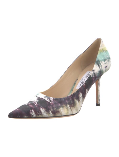 Jimmy Choo Tie-Dye Print Slingback Pumps