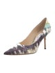 Jimmy Choo Tie-Dye Print Slingback Pumps