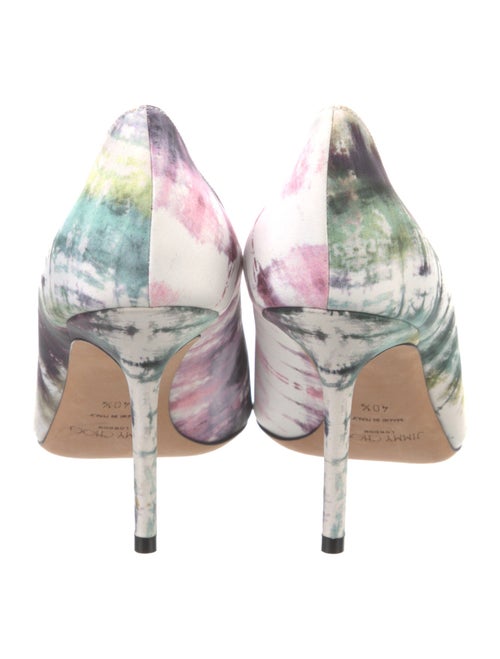 Jimmy Choo Tie-Dye Print Slingback Pumps