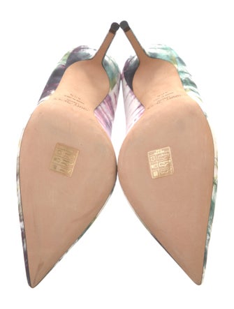 Jimmy Choo Tie-Dye Print Slingback Pumps