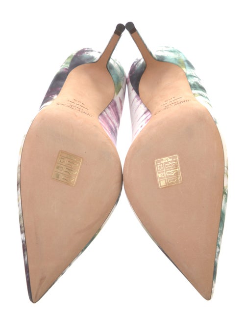 Jimmy Choo Tie-Dye Print Slingback Pumps