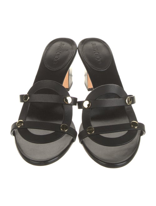 Jimmy Choo Leather Slides