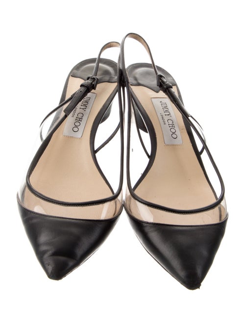 Jimmy Choo Leather Slingback Pumps