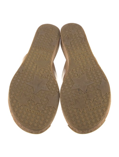 Jimmy Choo Patent Leather Flip Flops