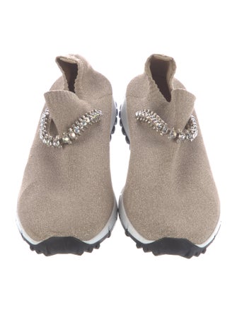 Jimmy Choo Glitter Accents Sneakers