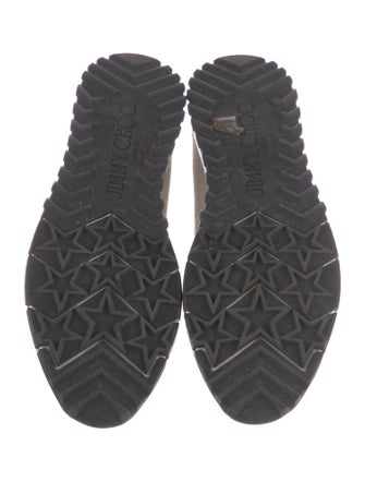 Jimmy Choo Glitter Accents Sneakers