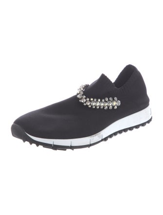 Jimmy Choo Crystal Embellishments Sneakers