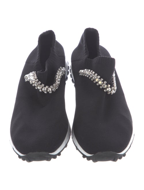 Jimmy Choo Crystal Embellishments Sneakers