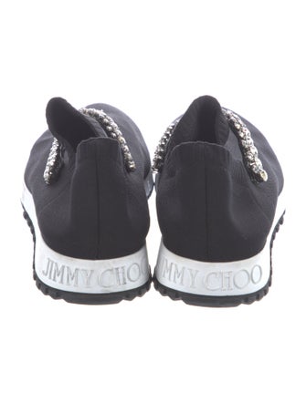 Jimmy Choo Crystal Embellishments Sneakers