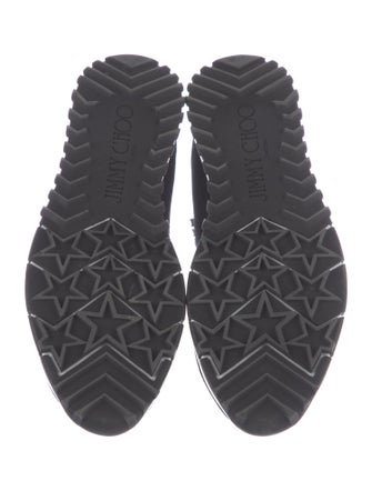 Jimmy Choo Crystal Embellishments Sneakers