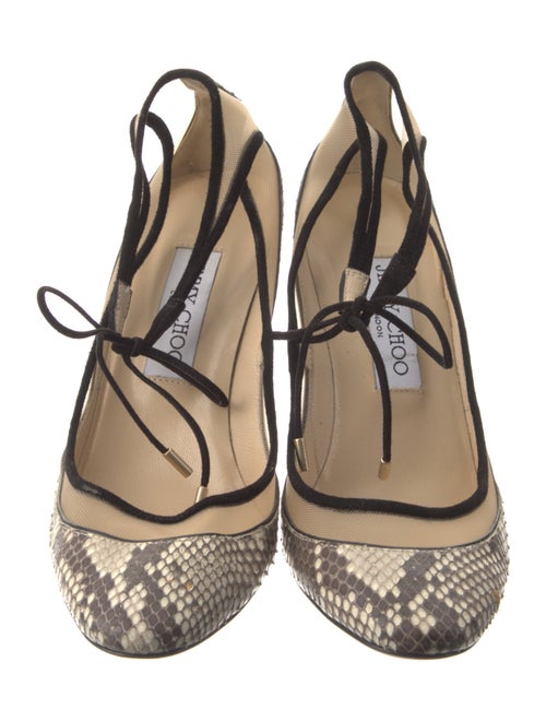 Jimmy Choo Snakeskin Animal Print Pumps