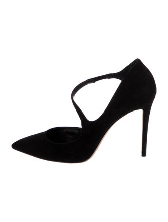 Jimmy Choo Suede T-Strap Pumps