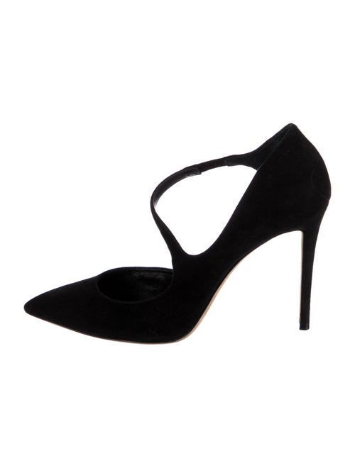 Jimmy Choo Suede T-Strap Pumps