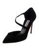 Jimmy Choo Suede T-Strap Pumps