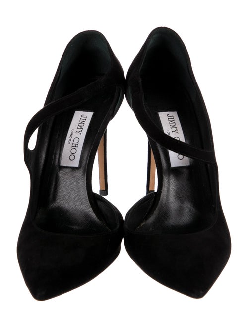 Jimmy Choo Suede T-Strap Pumps