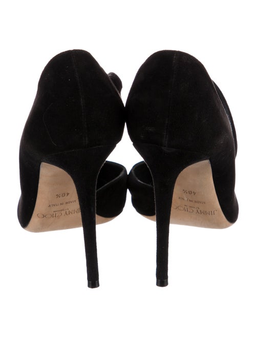 Jimmy Choo Suede T-Strap Pumps