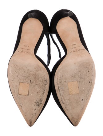 Jimmy Choo Suede T-Strap Pumps
