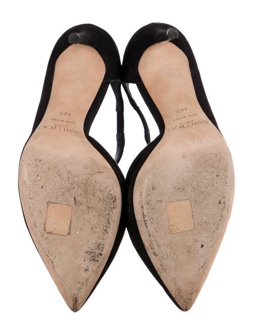 Jimmy Choo Suede T-Strap Pumps