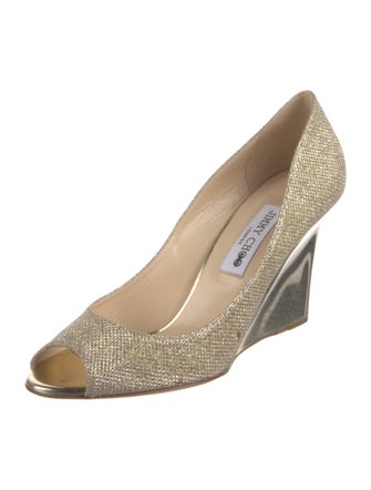 Jimmy Choo Glitter Glitter Accents Pumps
