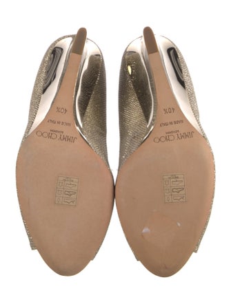 Jimmy Choo Glitter Glitter Accents Pumps