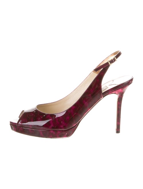 Jimmy Choo Patent Leather Slingback Pumps