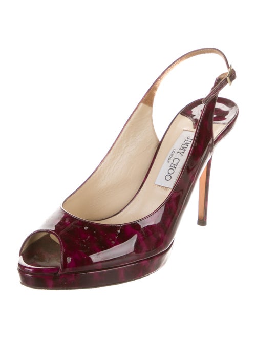 Jimmy Choo Patent Leather Slingback Pumps