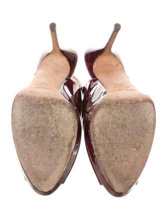 Jimmy Choo Patent Leather Slingback Pumps