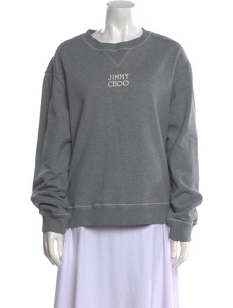 Jimmy Choo Crew Neck Long Sleeve Sweatshirt