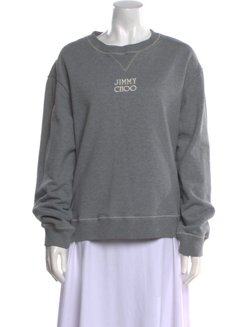 Jimmy Choo Crew Neck Long Sleeve Sweatshirt