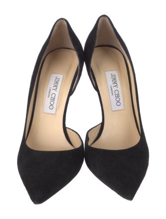 Jimmy Choo Suede D'Orsay Pumps