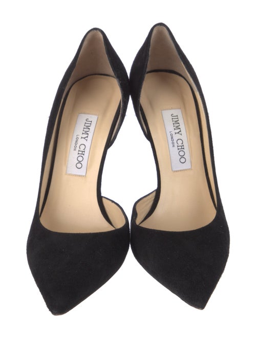 Jimmy Choo Suede D'Orsay Pumps