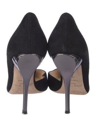 Jimmy Choo Suede D'Orsay Pumps