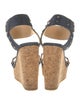 Jimmy Choo Suede Studded Accents Espadrilles