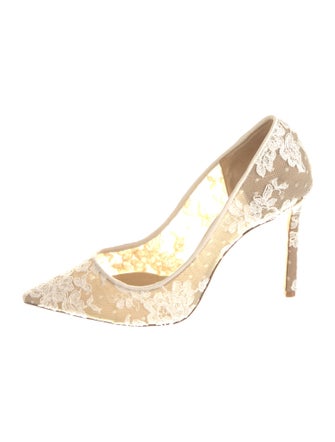 Jimmy Choo Lace Printed Pumps
