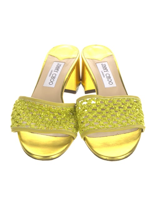 Jimmy Choo Leather Slides