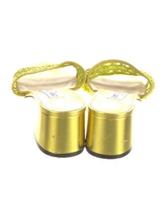 Jimmy Choo Leather Slides