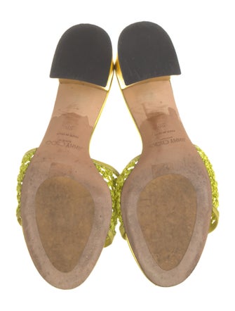 Jimmy Choo Leather Slides