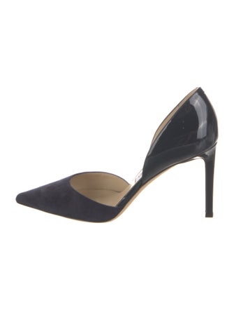 Jimmy Choo Suede D'Orsay Pumps