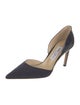 Jimmy Choo Suede D'Orsay Pumps