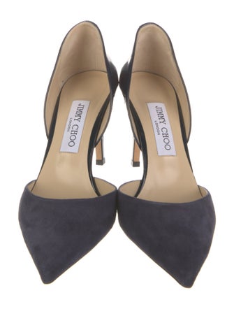 Jimmy Choo Suede D'Orsay Pumps