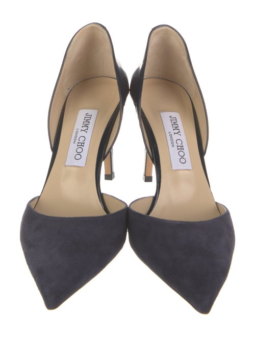Jimmy Choo Suede D'Orsay Pumps