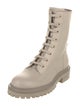 Jimmy Choo Leather Combat Boots